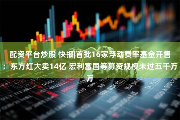 配资平台炒股 快报|首批16家浮动费率基金开售：东方红大卖14亿 宏利富国等募资规模未过五千万